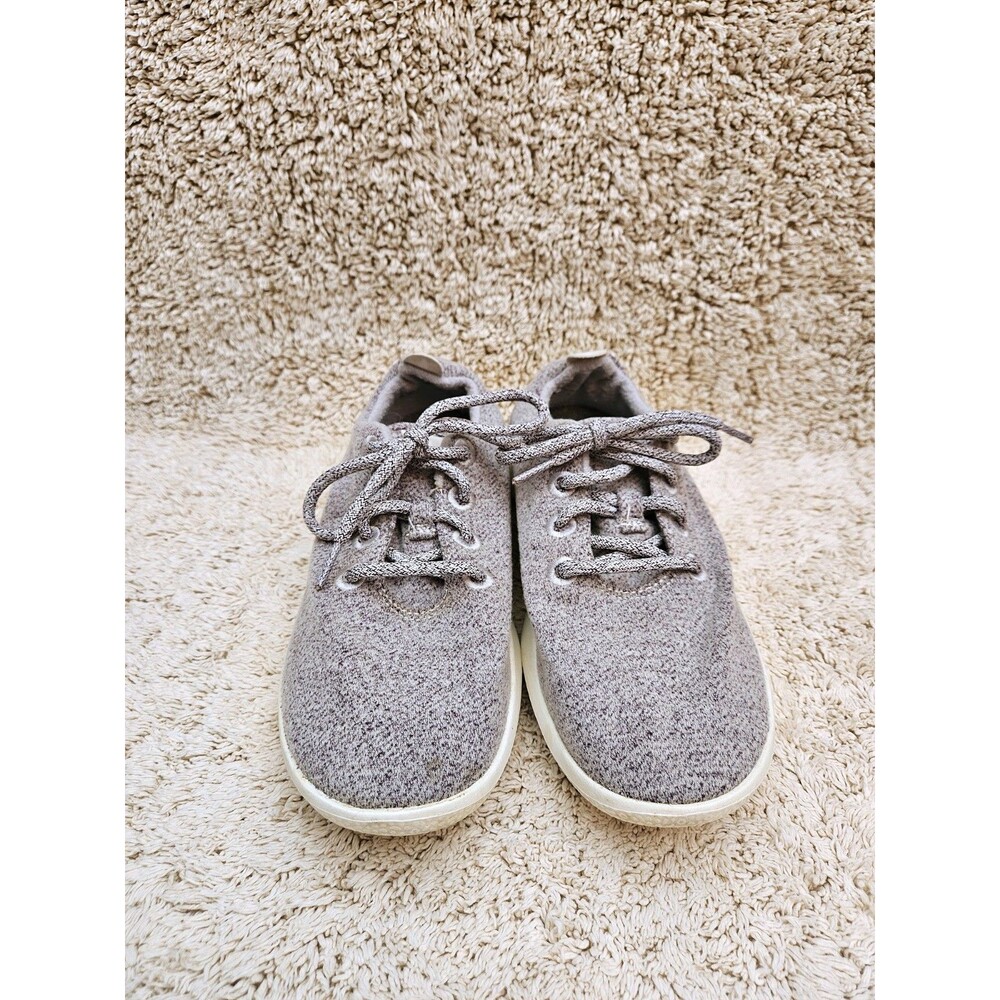 Allbirds Wool Runner Shoes Women's Size 8 Gray Lace-Up Sneakers